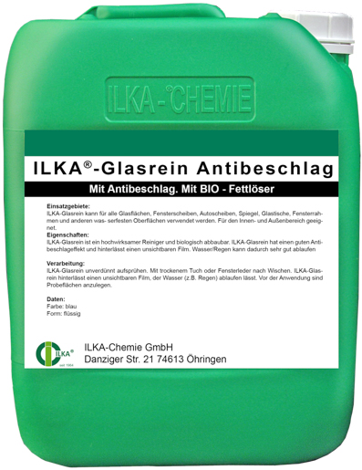 ILKA-Glasrein (Antibeschlag) 30,0 lt